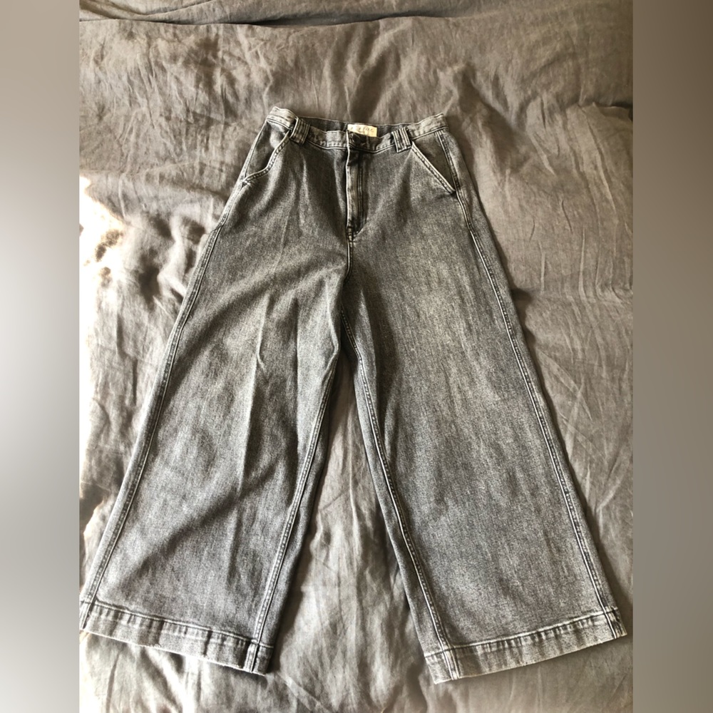 Free People Crvy Wide Leg Jeans